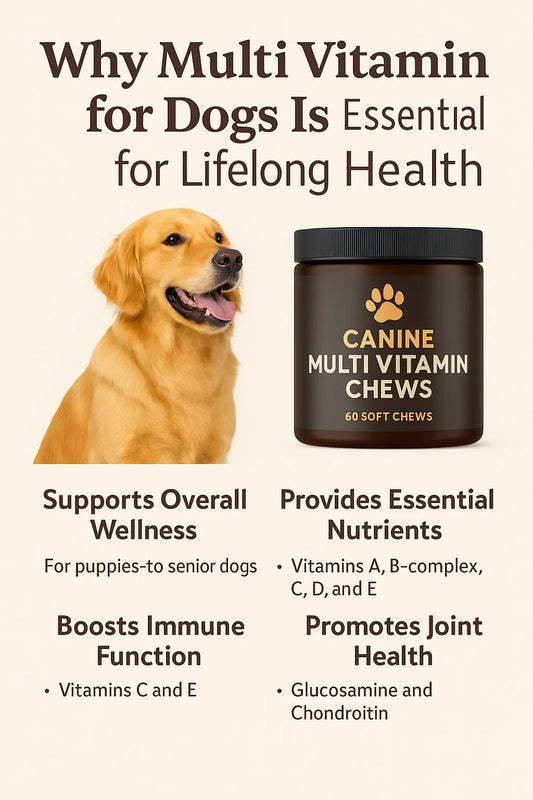 Why Multi Vitamins for Dogs Are Essential for Lifelong Health