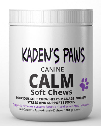 Kaden's Calming Chews - Vet-Formulated Anxiety Relief
