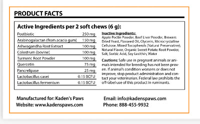 Kaden's Allergy Chews - Itch Relief & Immune Support