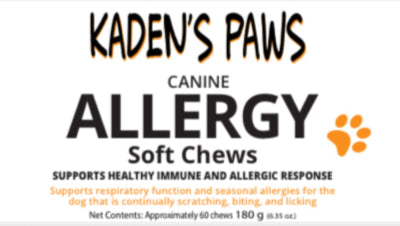 Kaden's Allergy Chews - Itch Relief & Immune Support