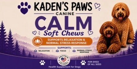 Kaden's Paws Calming Chews - Vet-Formulated Anxiety Relief