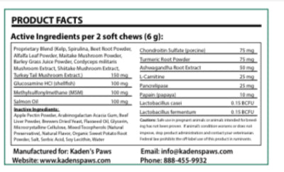 Kaden's Multi Vitamin Chews - Daily Health & Energy