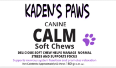 Kaden's Calming Chews - Vet-Formulated Anxiety Relief