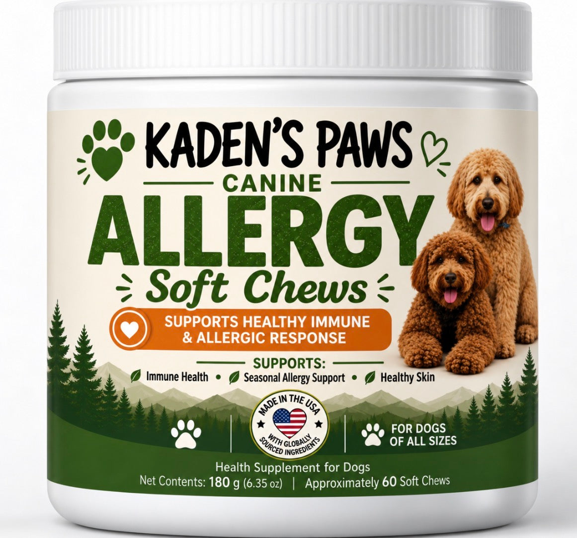 Kaden's Paws Allergy Chews - Itch Relief & Immune Support