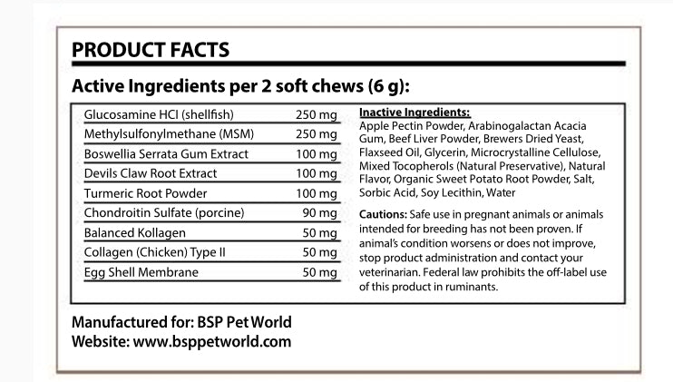 Kaden's Canine Hip & Joint Chews