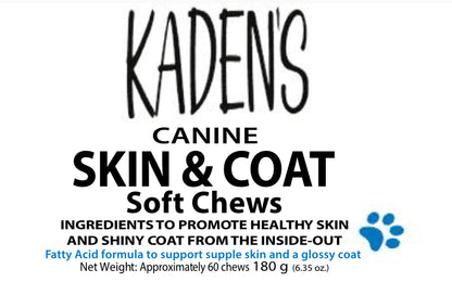 Kaden's Canine Skin & Coat Chews